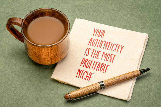 istock Your authenticity is the most profitable niche. Business and personal development concept. 1471448202