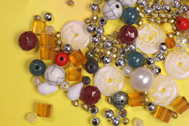 istock Beads and beads for children's crafts 1471453584