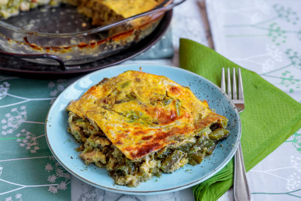 Vegan food - green bean casserole