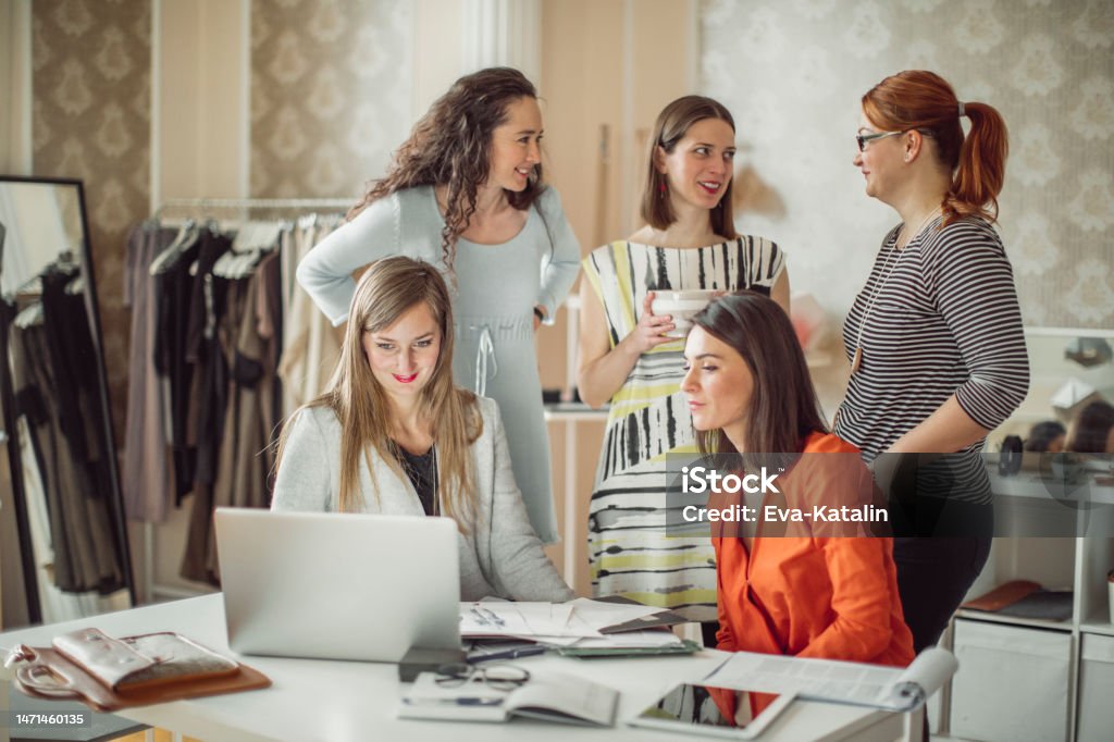 Colleagues working together Young businesswomen working together 30-39 Years Stock Photo