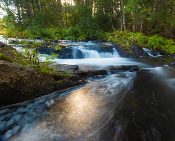 istock Northern Main waterfall and pool in early September 1471462746
