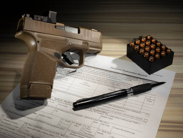 istock Ready to purchase a handgun and ammo 1471462862