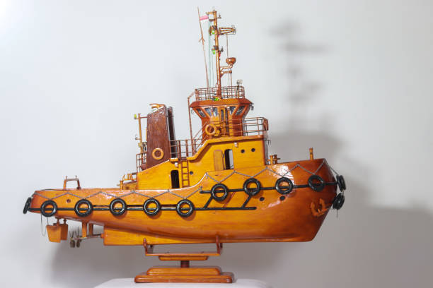 Wooden tug boat craft