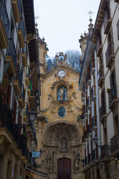 San Sebastian city architecture in Spain
