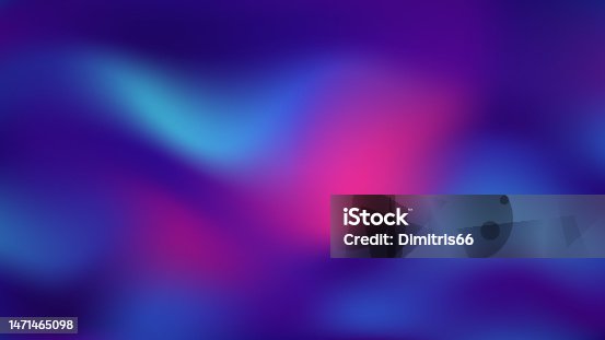 istock Abstract vector gradient blend background with redn and blue colors 1471465098