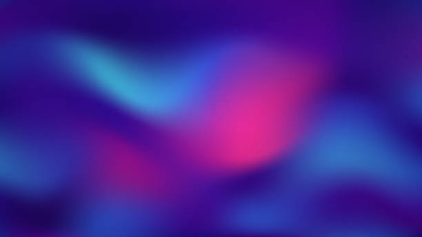 Abstract vector gradient blend background with redn and blue colors vector art illustration