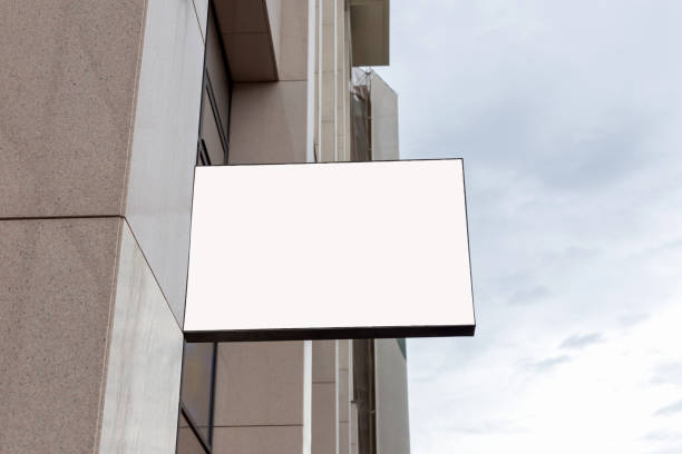 istock White mock up on facade of building 1471477402