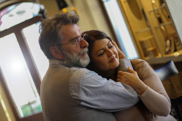 istock Tenderness with a look of couple 1471480508
