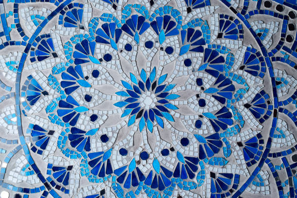 istock Close up of Mosaic art texture background 1471483820