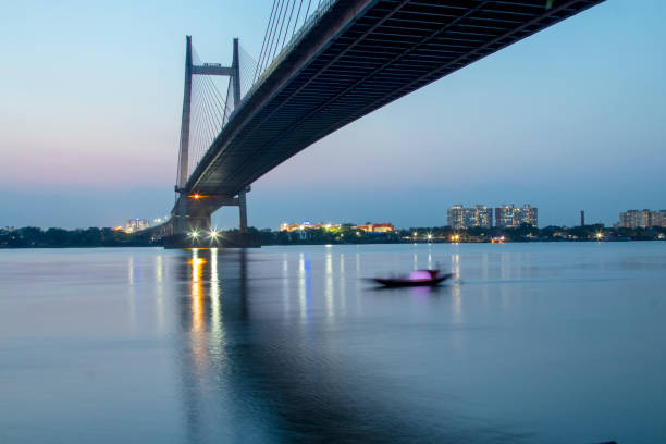 istock Boat in the river Ganges at Kolkata 1471483927
