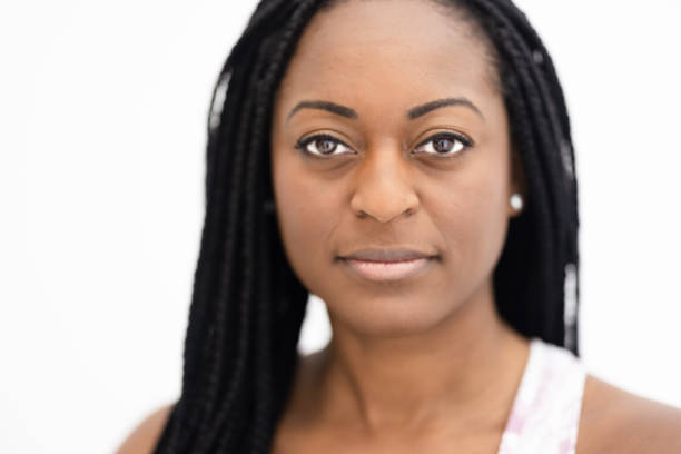istock Serious Black Woman Portrait 1471484531