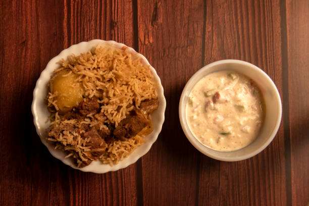 Biryanu with Raita