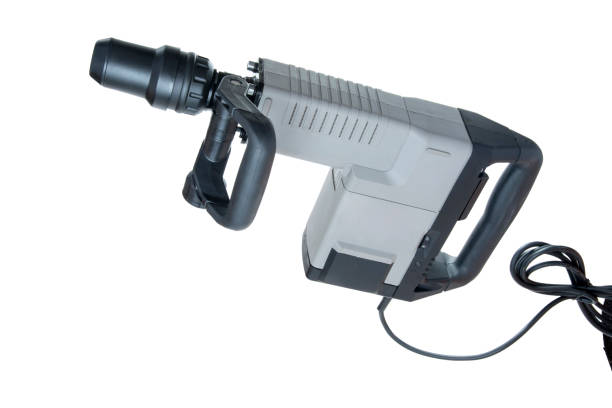 istock Electrical tools, pneumatic hammer shock punch for construction and repair 1471502381
