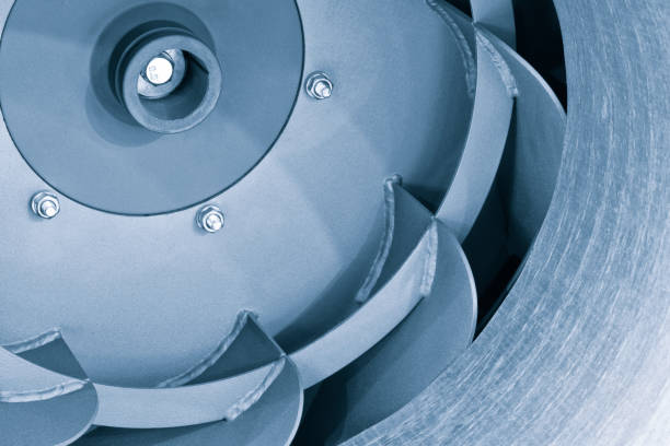 istock Ventilation system with electric fan close-up 1471502500