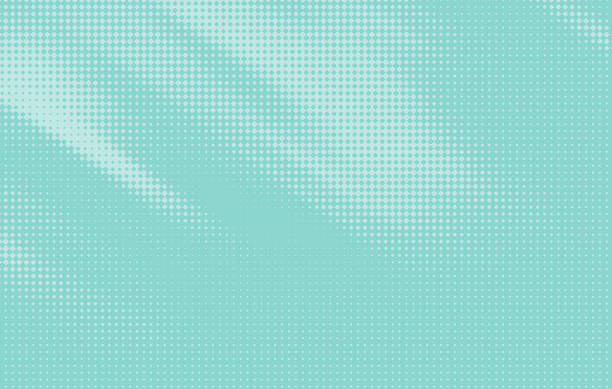 Half tone dot pattern background with motion blur vector art illustration