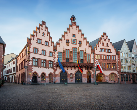 Ayuntamiento de Romer en Romerberg Square - Frankfurt, Alemania photo