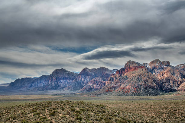 istock Panoramic Details of Red Rock Canyon’s Rugged Terrain 1471522221