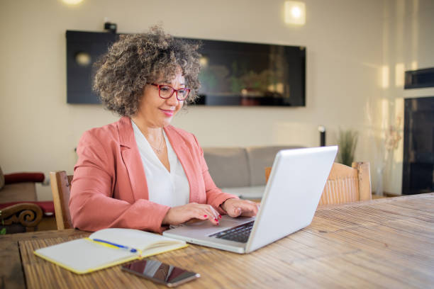 istock Woman working from home 1471523895