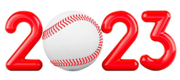istock Baseball 2023 with baseball ball, concept. 3D rendering 1471524126