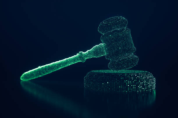 Cyberspace Laws stock photo