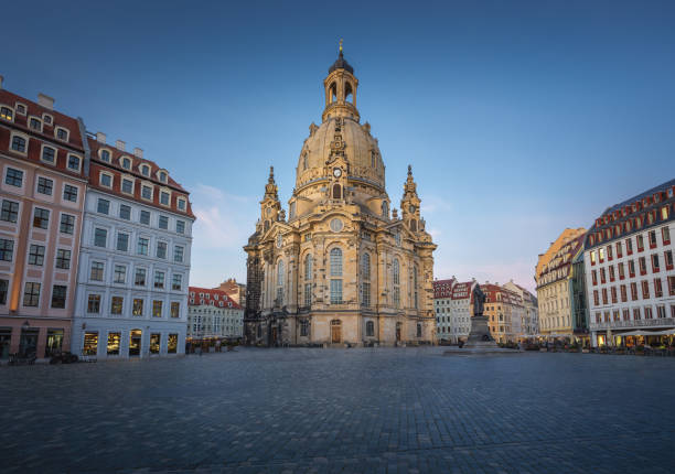 istock Frauenkirche Church at Neumarkt Square - Dresden, Soxony, Germany 1471528332