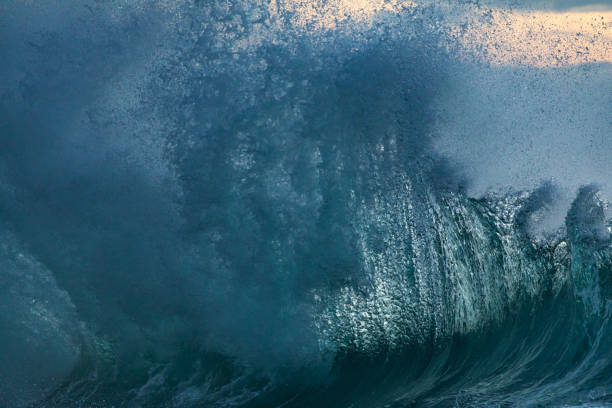 istock Powerful display of ocean waves colliding creating water explosion in dramatic light 1471530693
