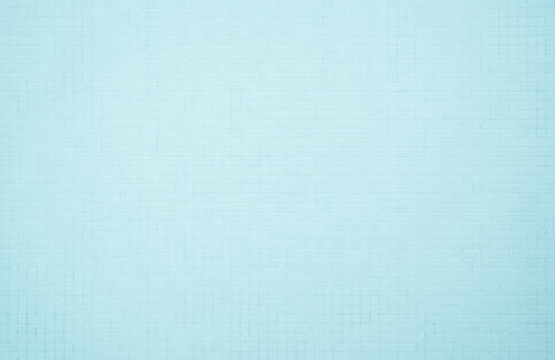 istock Blue light ceramic wall chequered and floor tiles mosaic background in bathroom, kitchen. Design pattern geometric with grid wallpaper texture decoration pool. Simple seamless abstract surface clean. 1471532200
