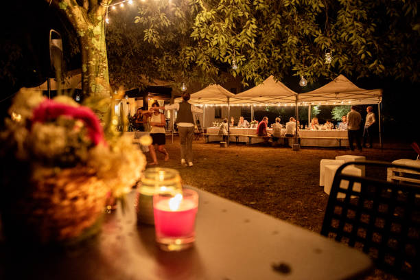 Backyard Garden Party in Italy