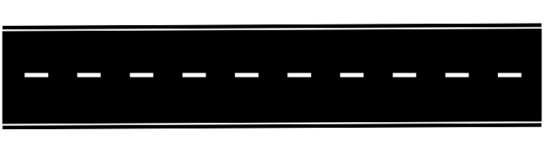 straight road icon vector illustration