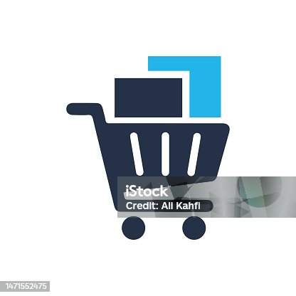 istock Shopping cart icon. Single solid icon. Vector illustration. For website design, logo, app, template, ui, etc. 1471552475