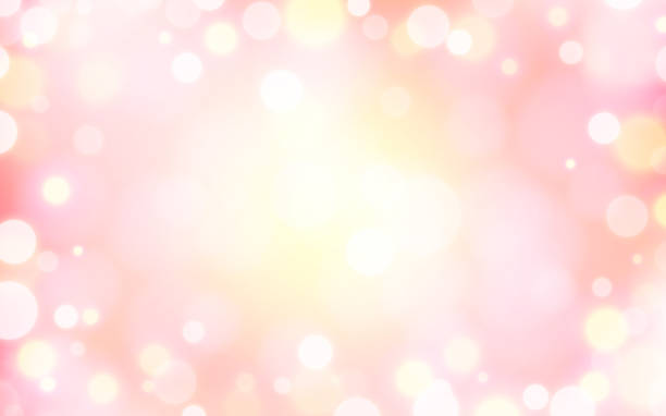 istock Pastel sky bokeh background with shining stars. Pink sky. Sparkling stardust. Holographic gradient sky. stock illustration 1471557272