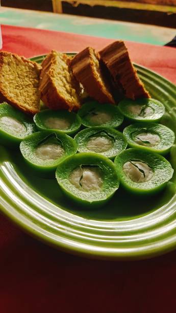 istock Traditional cakes, kue lumpur and sponge cake 1471557353