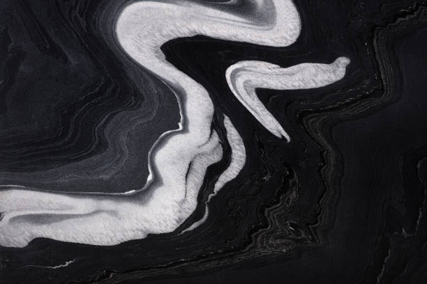 Natural Exotic Black -marble background, photo of slab texture in elegant tone for your classic style design.