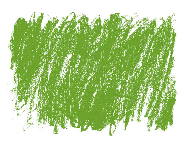 ekologiczna zielona tekstura węgla dla plakietki ekologicznej, etykieta żywności ekologicznej. koncepcja ochrony środowiska. - kredka pastelowa stock illustrations