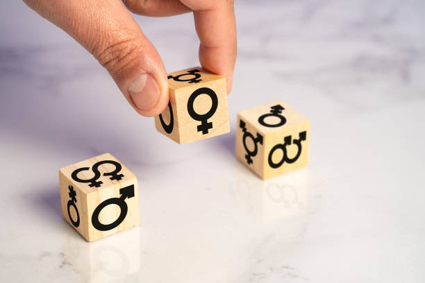 istock Exploring gender diversity one person selecting all current gender identities 1471576415