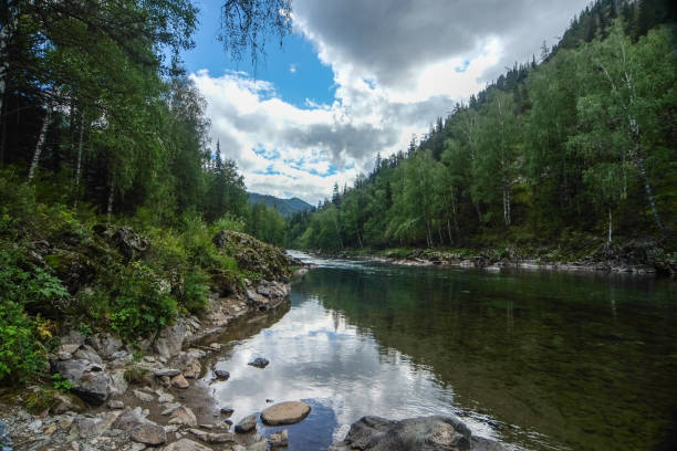 istock beautiful and quiet river in the mountains 1471578014