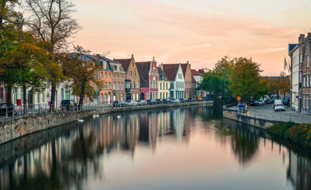 istock Beautiful Old Bruges cityscape 1471578035