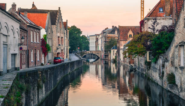 istock Beautiful Old Bruges cityscape 1471578055