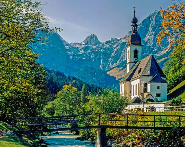 Church in Ramsau, Germany