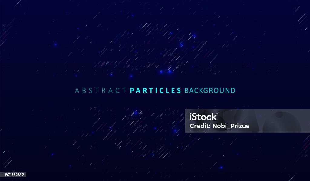 Particle Dynamic Background Particles Liquid Dynamic Flow Stock Illustration - Download Image Now ...