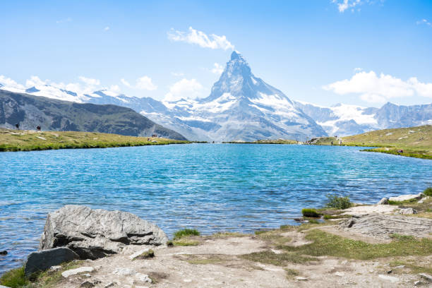 istock Matterhorn with Stellisee, Zermatt,  Switzerland 1471587979