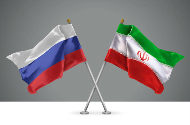 istock 3D illustration of Two Crossed Flags of 1471588620