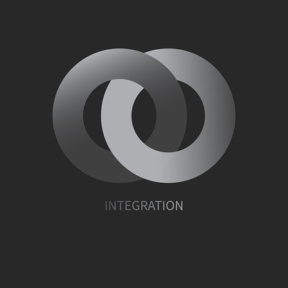 Ininteraction Sign Integration Interaction Sign Stock Illustration - Download Image Now ...