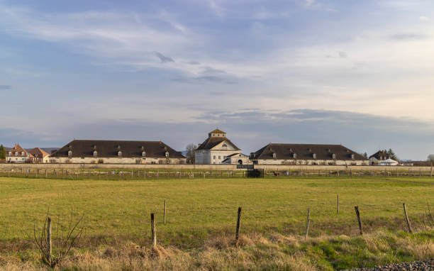 istock Royal salt work complex in Arc-et-Senans, UNESCO World Heritage Site, Franche Comte, France 1471591977