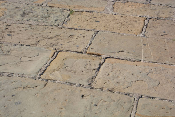 istock brown paving stones an historic Paving surface road 1471594955