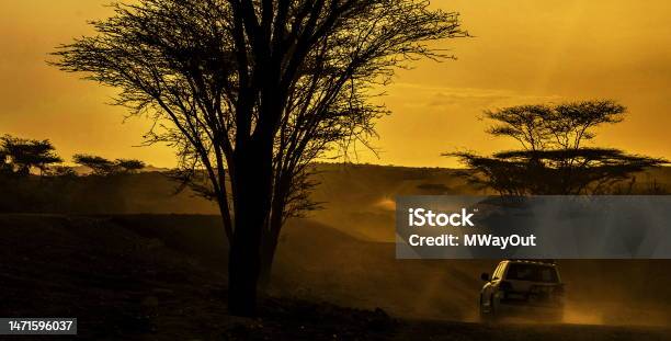 Road Trip At Sunrise On A Country Road Arba Minch Ethiopia Stock Photo - Download Image Now