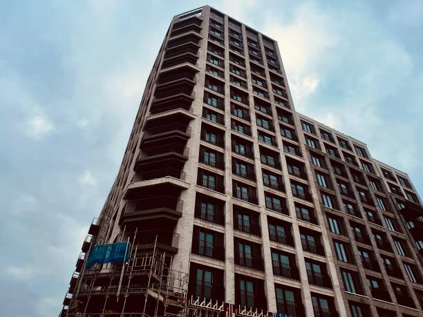 istock Modern new build apartment blocks 1471600459