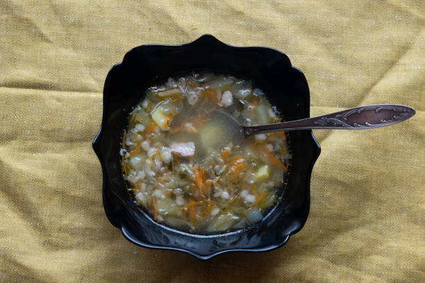 istock Appetizing traditional Russian dish Shchi. 1471614772
