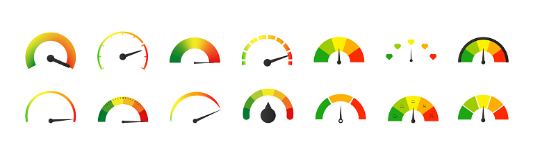 Control Measuring Indicator Set Dashboard Gauge With Dial Stock ...