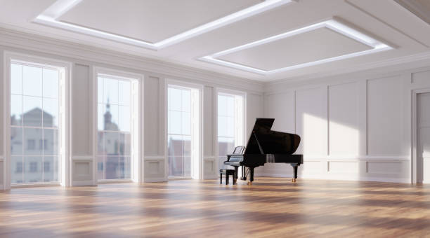 istock Classic grand piano in classical style room interior 1471618570